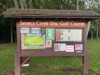 Photo of Seneca Creek Park sign in Maryland
